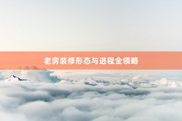 老房装修形态与进程全领略